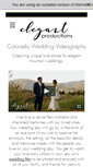 Mobile Screenshot of elegantproductionscolorado.com